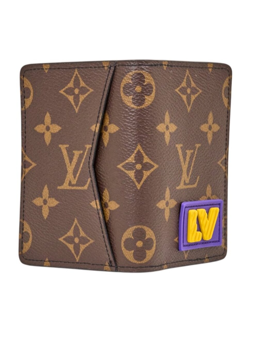 Louis Vuitton Pocket Organizer Monogram LV Rubber